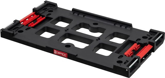 Qbrick System ONE Multi Adapter zur Kombination von Modul-Systemen in Schwarz, B/T/H: 60,0 x 34,5 x 7,4 cm - Bild 1