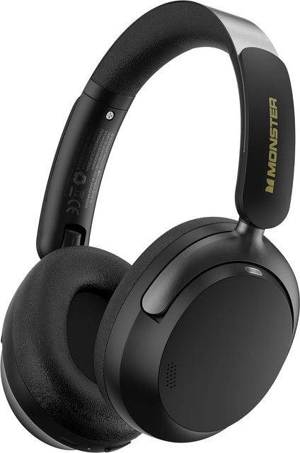 Monster Persona 3rd Bluetooth-Over-Ear-Headset mit ANC und MultiPoint in Schwarz - Bild 1