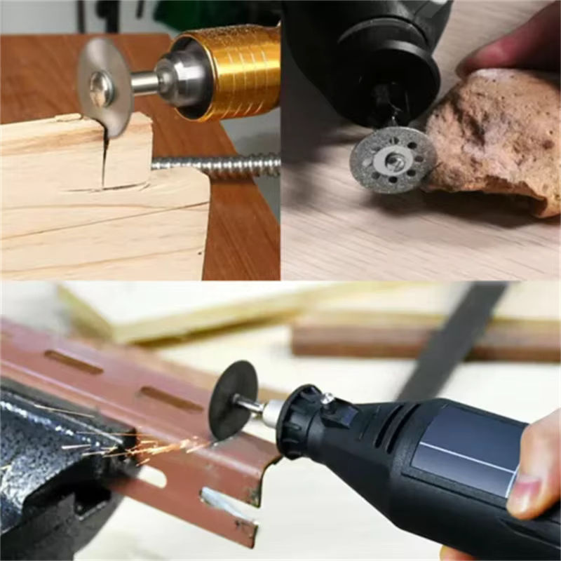LETIITTGOO 50-teiliges Diamant-Trennscheiben-Set mit Bohrern für Metall und Dremel-Drehwerkzeuge - Bild 5