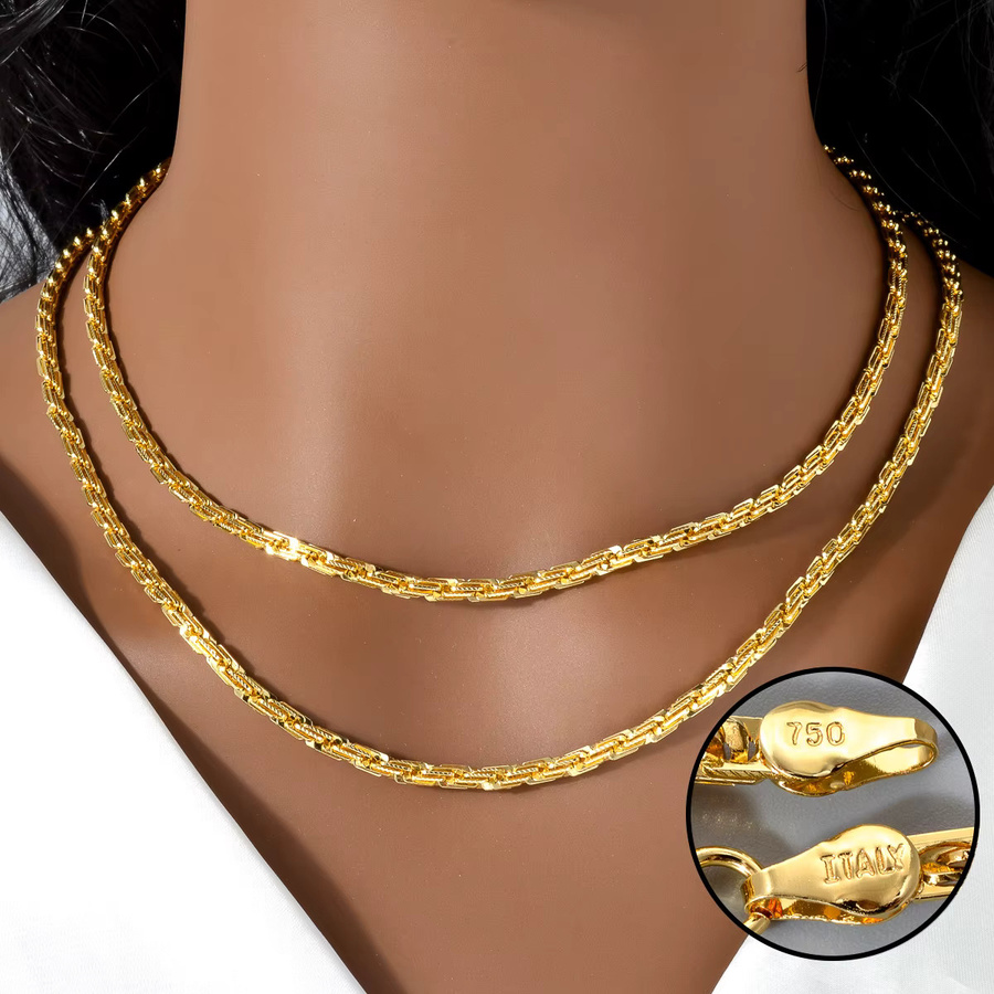 Diana Baby Halskette, 18k vergoldet, Gold, Damen - Bild 3