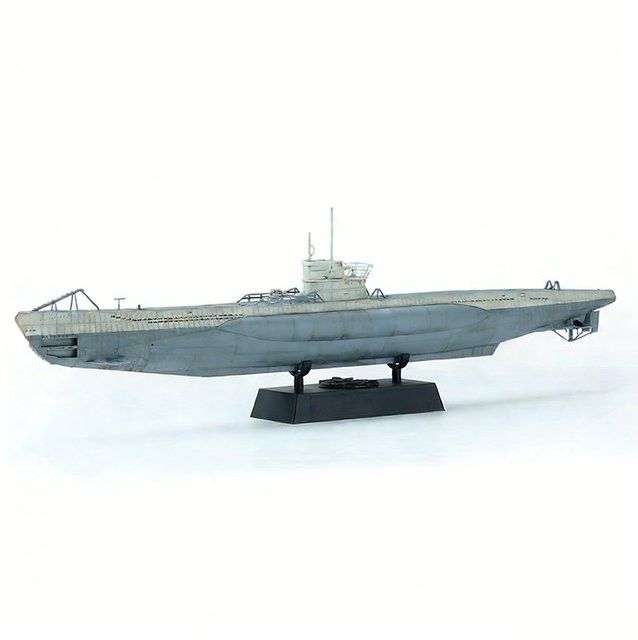 AT 99 MODEL Deutsches U-96-U-Boot-Modell im Maßstab 1:144 in Grau mit Distressed-Finish als statisches Kriegsschiff-Modell - Bild 1