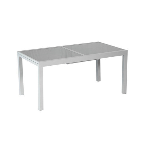 MERXX Gartenmöbelset Amalfi für 4 Sitzplätze aus Aluminium und Textil in Silber - Bild 1