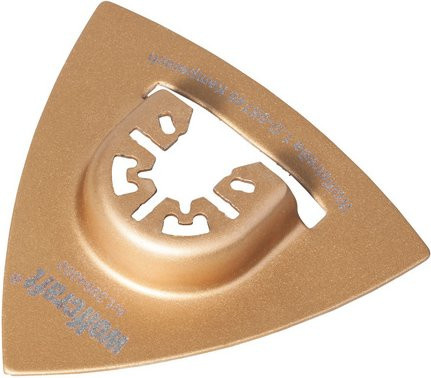 Wolfcraft Delta-Schleifplatte PRO goldfarben - Bild 1