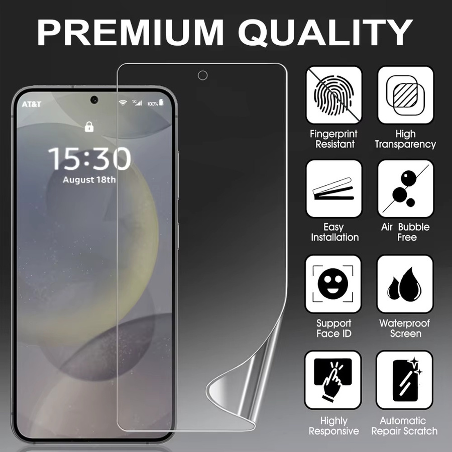 NNBILI 2 Stück selbstheilende Displayfolie für Samsung Galaxy S26 S25 S24 S23 S22 S21 Ultra, transparent und ultradünn - Bild 3