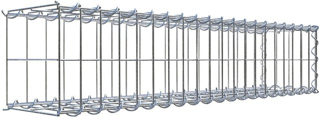 Gabiona Anbaukorb Typ 2 Drahtgitter Silbergrau B/T/H: 100 x 20 x 20 cm, Maschenweite 5 x 10 cm - Bild 1