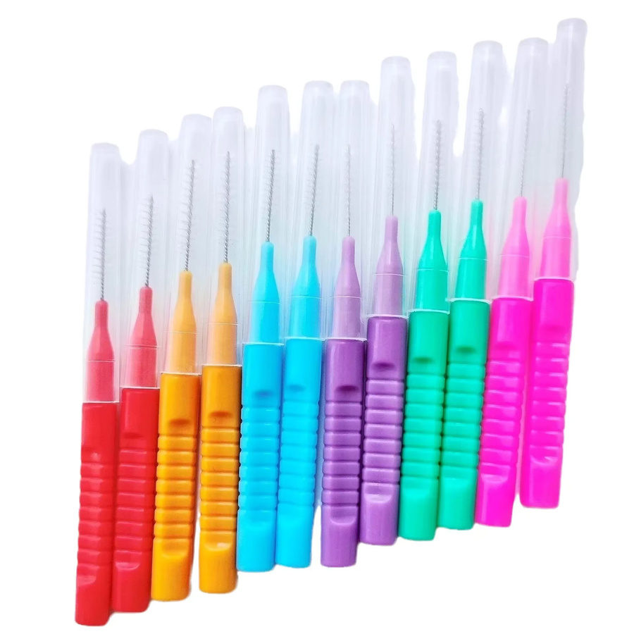 50 Stück Interdentalbürsten, 0,6-1,2 mm, Mundhygiene-Tool - Bild 2