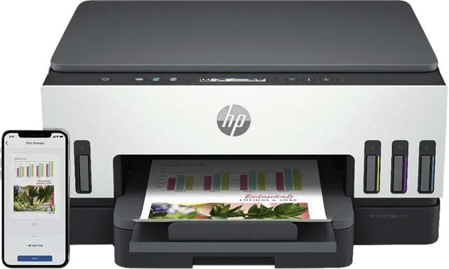 HP Smart Tank 7008 All-in-One Tintenstrahl-Multifunktionsdrucker in Weiß - Bild 1