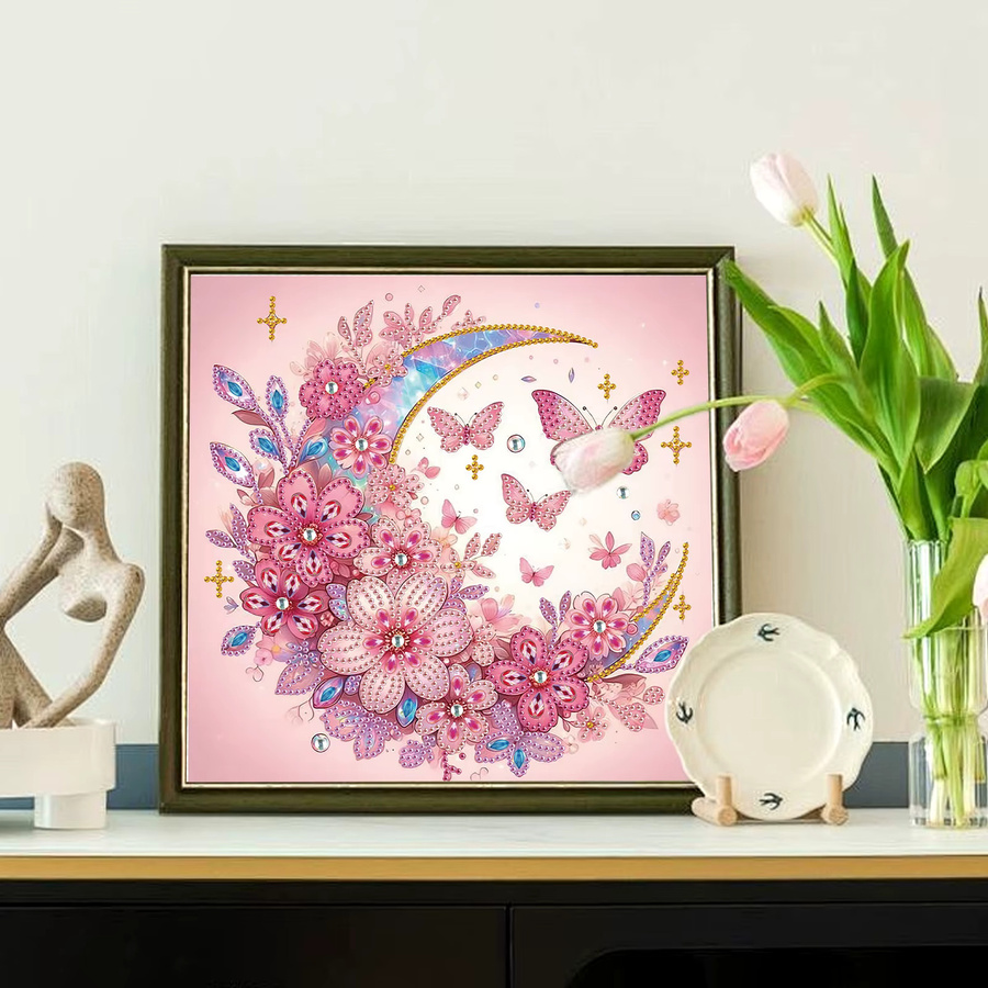 MoonDIY Diamant-Kunst-Malerei-Set, Natur, ab 14 Jahren - Bild 2