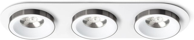 Rendl Einbauleuchte Sharm III LED Downlight in Weiß und Schwarzchrom mit 30 W und warmweißem Licht - Bild 1