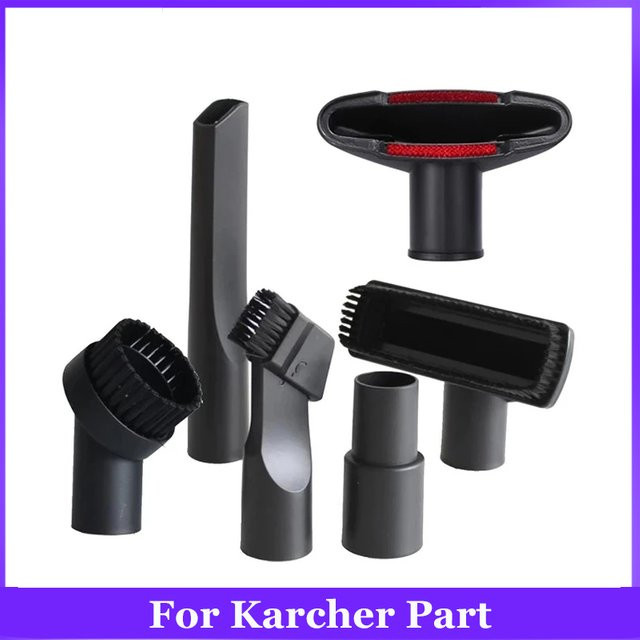 Kärcher Staubsauger Zubehör Set mit Düse und Pinsel in Schwarz für NT18/1 NT25/1 NT30/1 NT38/1 WD1 WD2 WD3 WD4 WD5 MV3 MV5 DS550 - Bild 1