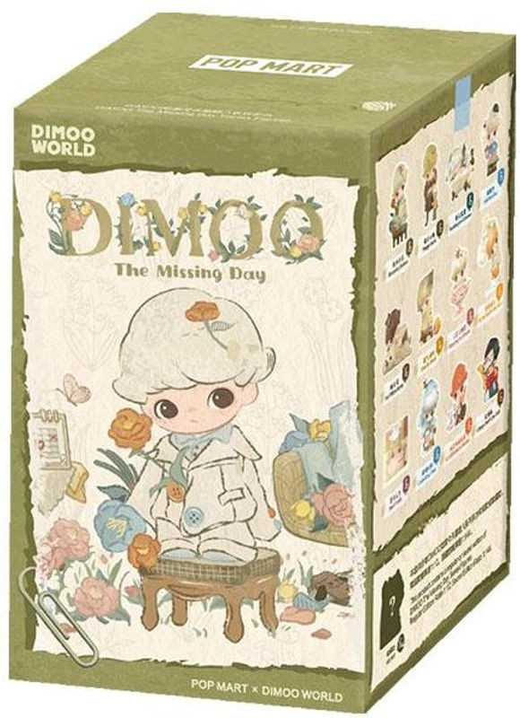 POP MART DIMOO The Missing Day Series Blind Box Figuren Set aus Kunststoff, mehrfarbig, 12-teiliges Set - Bild 1