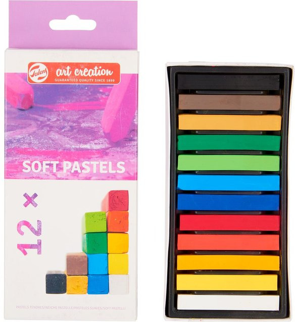 Talens Art Creation Soft Pastell Set mit 12 Farben in Multicolour - Bild 1