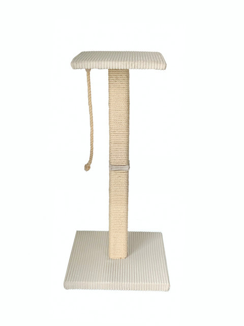 ROHRSCHNEIDER Kratzstamm Juno aus Vollholz in Beige mit Cordstoff - Bild 1