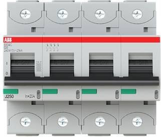 ABB S804C-C20 Leitungsschutzschalter 20A 400V grau - Bild 1