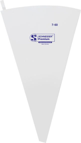 Schneider Spritzbeutel aus Kunststoff, weiß, Länge: 60 cm - Bild 1