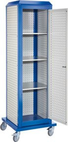 Kappes ToolTower RasterPlan groß Mod. 6 Rollbarer Werkzeugschrank aus Stahl und Kunststoff in Grau und Blau, B/T/H: 126 x 70 x 70 cm - Bild 1