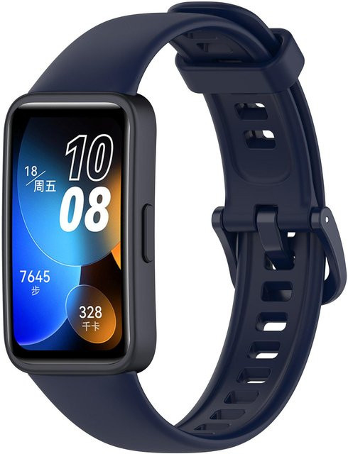 Uhrenarmband Silikon, Huawei Band 8, Schwarz, Unisex - Bild 1