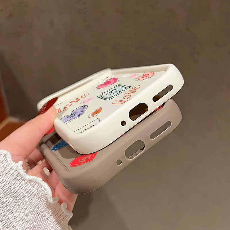 Stoßfeste TPU-Silikon Handyhülle mit Liebesherz-Muster für Google Pixel 8A, 8 Pro, 9 Pro und 9 Pro XL in Multicolor - Bild 2
