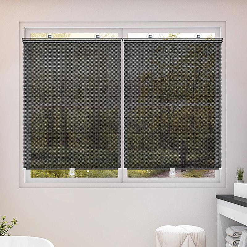 Usefully Sonnenschutzrollos aus PVC und Metall, automatische einziehbare Beschattungsvorhänge mit UV-Schutz, Wärmedämmung und Schalldämmung für Schlafzimmer, Wohnzimmer, Küche oder Auto - Bild 2