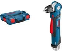 Bosch Akku-Winkelbohrschrauber GWB 12V-10 Professional in Blau/Schwarz mit 11 N·m Drehmoment und 10 mm Bohrfutterschlüssel - Bild 1