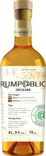 Rump@blic Origins Rum, Sizilien, 41,5% Vol., 0,7 l - Bild 1