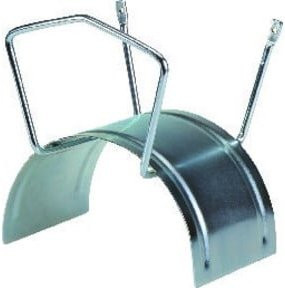 ALBA Schlauchhalter Midi Wandschlauchhalter aus Stahl in Silber, B: 220 mm, T: 170 mm - Bild 1