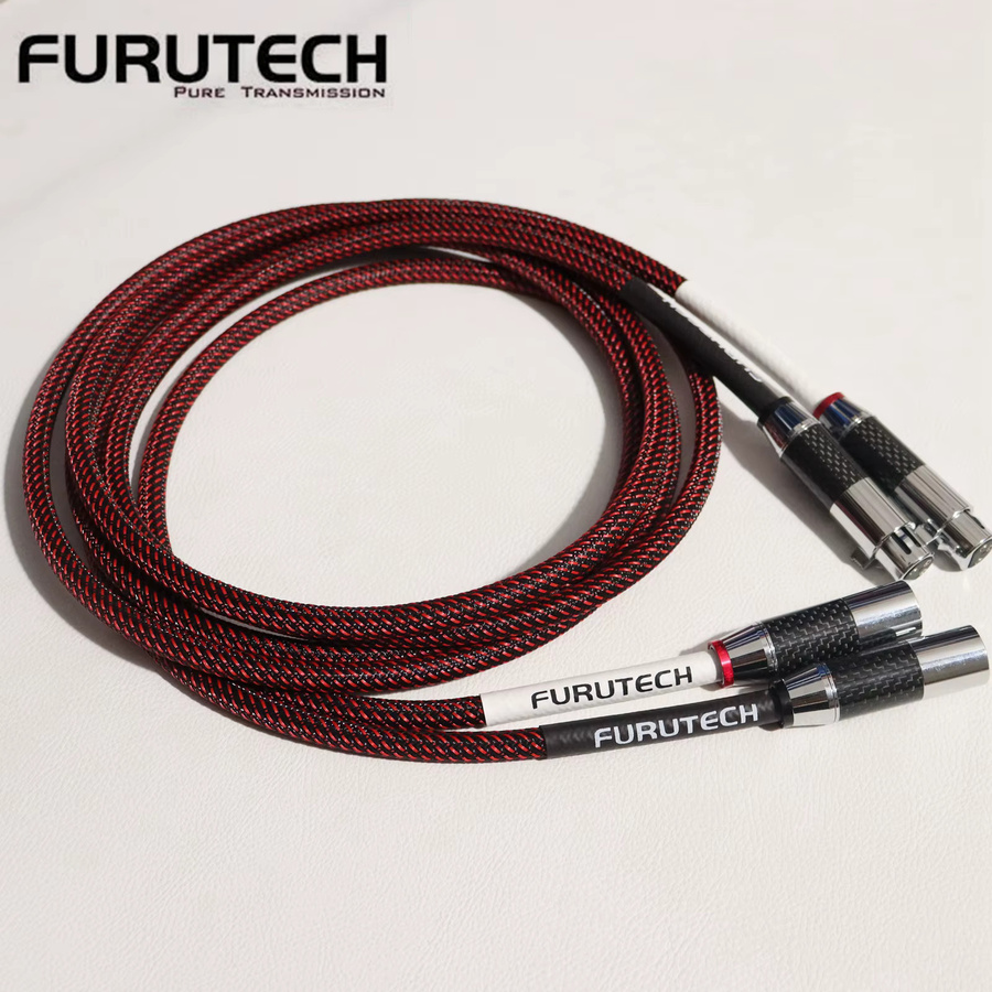 Furutech μ-p XLR Symmetrisches Audiokabel aus Kupfer, 1 Paar, Rot, 2,1 m - Bild 3