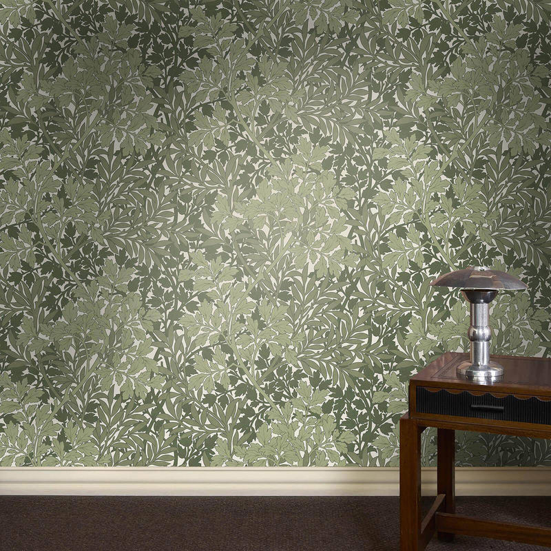 House of Hackney Tapete Foliage Magna Apple in Grün mit botanischem Floral-Design als Wandbild aus Vlies, B/H: 300 x 180 cm - Bild 2