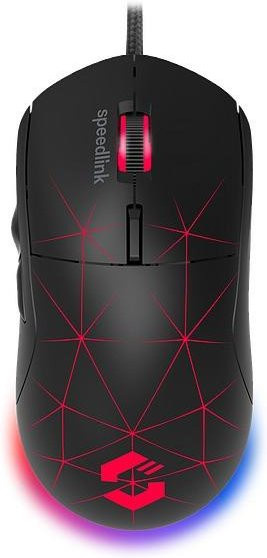 Speedlink CORAX RGB Gaming Maus, Schwarz, 3200 DPI, USB-A - Bild 1
