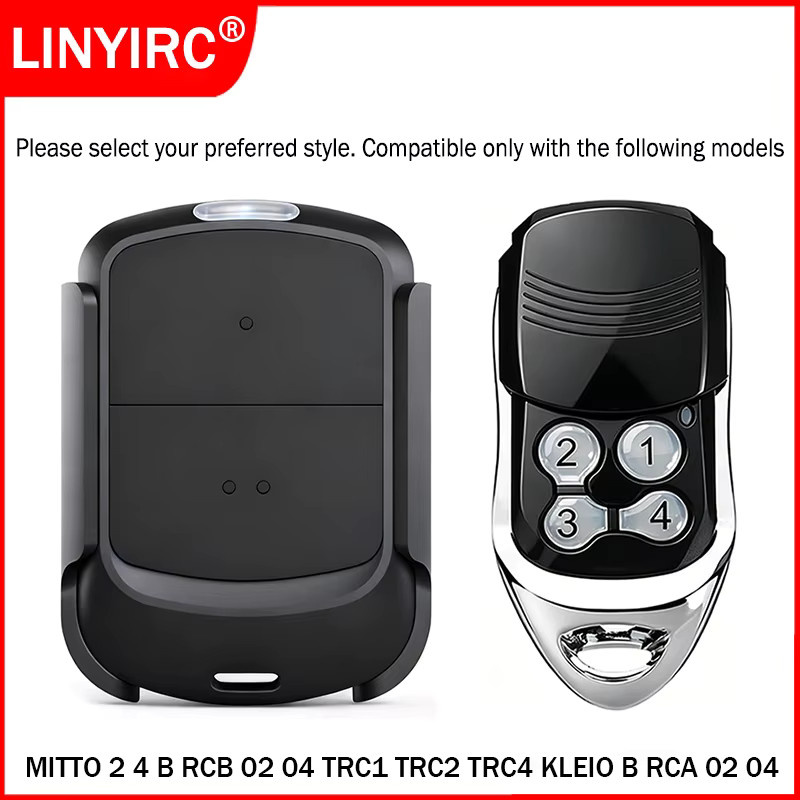 MITTO Garagentor-Fernbedienung RCB 02 04 mit 433 MHz Rolling Code in Schwarz - Bild 2