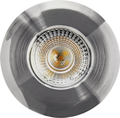 Heitronic DL7202 LED-Einbauleuchte in Silber, 5W, rund - Bild 1