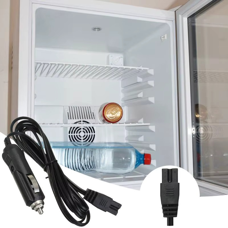 Verlängerungskabel für Auto-Gefrierschränke und Kühlboxen, 2 m, DC 12 V/24 V, Schwarz - Bild 2