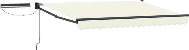 vidaXL Elektrische Ausziehbare Markise in Beige mit Motor aus Aluminium und Polyester B: 300 cm, T: 250 cm - Bild 1
