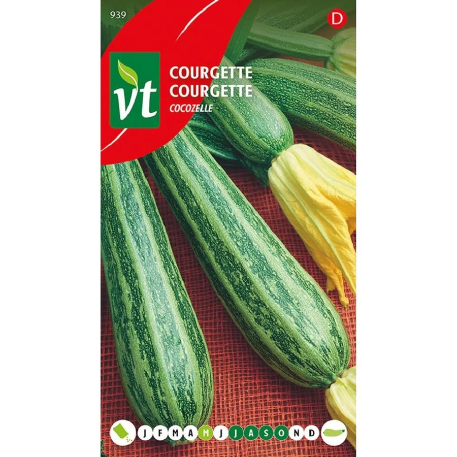 Arborix Zucchini Cocozelle Samen für den Gemüsegarten, 1 g - Bild 2