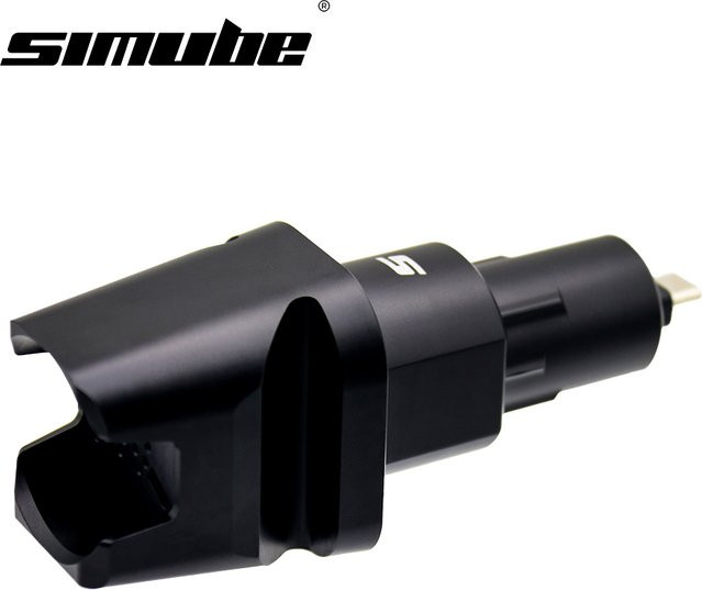 Simube QR2 Base Type-C Aufsatz für Fanatec Base in Schwarz - Bild 1