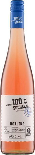 Sächsische Winzergenossenschaft Roséwein Müller-Thurgau halbtrocken 2025 0,75 l - Bild 1