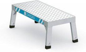ZARGES Modul-Arbeitspodest Grundmodul A mit 1 Stufe aus Aluminium in Silber - Bild 1