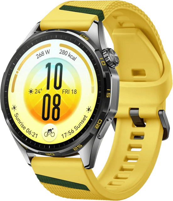 Huawei Smartwatch, Gold, 46 mm, Silikon, Unisex - Bild 1