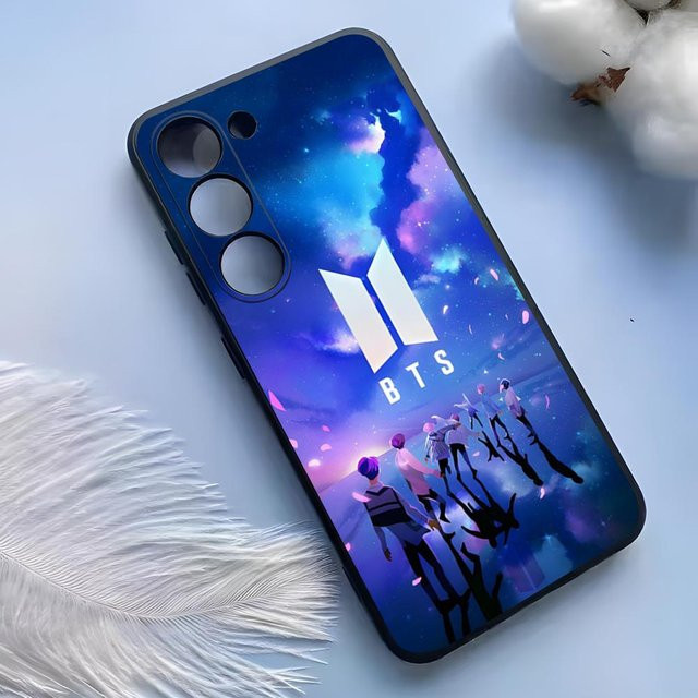 Heiß-B-BTS-S Silikonhülle für Samsung Galaxy S25 Ultra S24 S23 S22 S21 S20 Plus sowie Galaxy A54 A53 A34 A25 in Multicolour - Bild 1