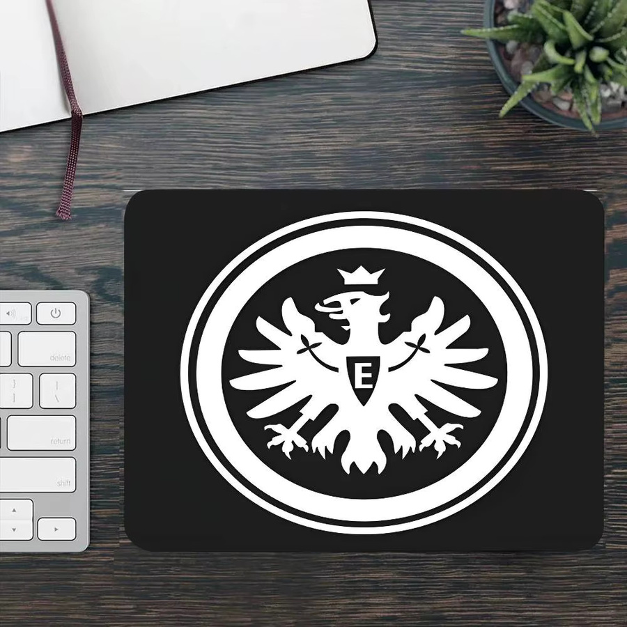 Mesuca Eintracht Frankfurt Mousepad LockEdge für Gamer, rechteckige Schreibtischunterlage mit rutschfester Gummibasis - Bild 5