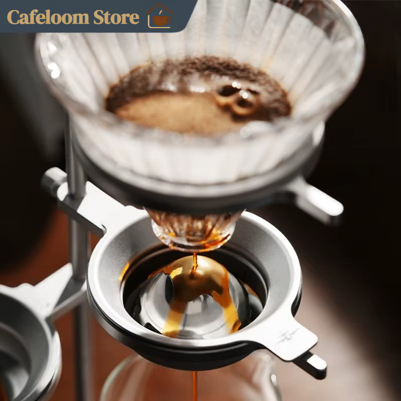 MHW-3Bomber Smooth Pour Over Chilling Ball Stand aus Aluminiumlegierung in Silber, verstellbarer Kaffeefilterhalter und Tassenhalter - Bild 2