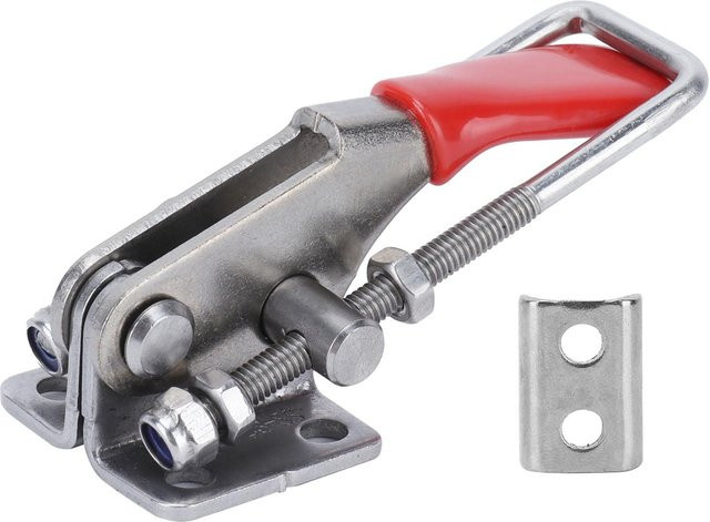 Konnwei Knebelklemme aus Edelstahl in Grau mit verstellbarem Verschluss und Schnellspannvorrichtung - Bild 1