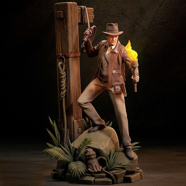 Fedora Adventurer Unbemalter Harzmodellbausatz, Maßstab 1:16, DIY-Abenteurer-Sammelfigur zum Malen und Präsentation - Bild 1