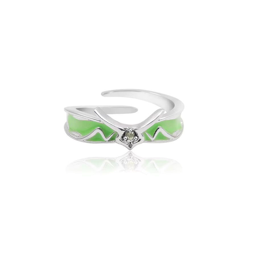 Brdwn Ring-Set, Silber, Kristall, Unisex - Bild 3