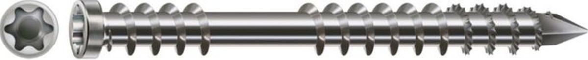 Spax Holzschraube mit T-STAR plus Antrieb aus Edelstahl A2 in Silber, Durchmesser: 5 mm, Länge: 50 mm, 500 Stück - Bild 2
