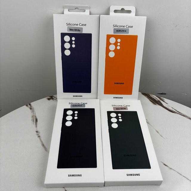 Samsung Galaxy S26 Ultra / S26 Plus Flüssig-Silikon Handyhülle in Grün mit weichem TPU Rückseitenschutz - Bild 1