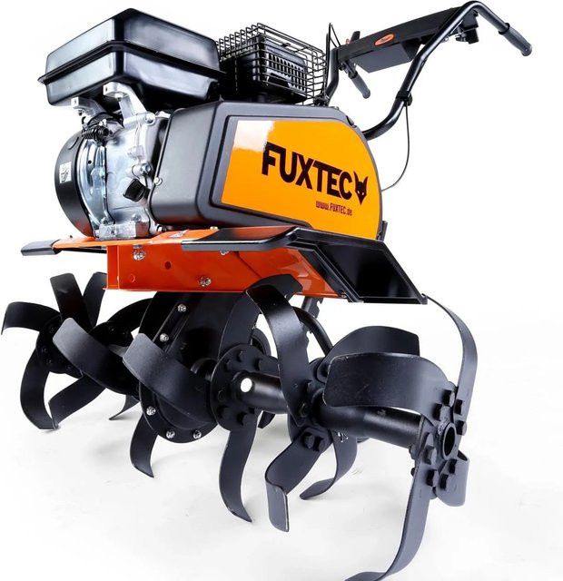 FUXTEC FX-AF1212 Ackerfräse mit 212cc 4-Takt-Motor in Orange, Arbeitsbreite: 85 cm, Arbeitstiefe: 33 cm - Bild 1