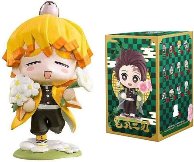 Yiran toy 1 Demon Slayer Tanjiro Kamado Nezuko Modell Blind Box, ab 14 Jahren - Bild 1