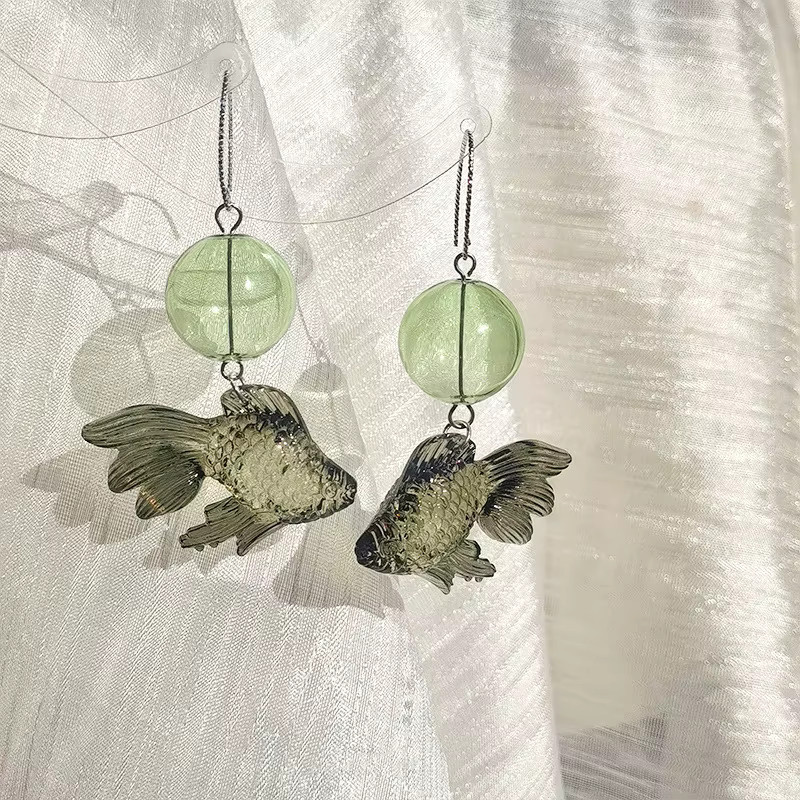 OEING Goldfisch-Ohrringe, Gold, Unisex - Bild 1