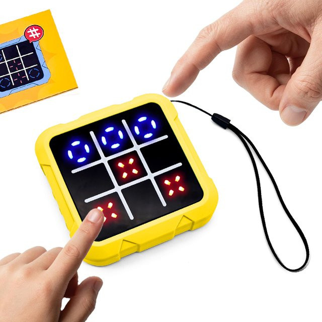 oenas Tic-Tac-Toe-Spiel, Elektronisches Logik-Brettspiel, Zweispieler - Bild 1